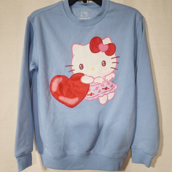 Hello kitty valentine sweatshirt women's graphic XXS - Picture 2 of 6